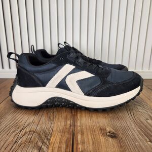 KEEN KS86 Womens Sz 6.5 Black Birch Trail Runner Hiking Retro Sneakers Shoes Low